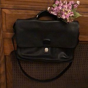 💐HP💐COACH cross body leather briefcase